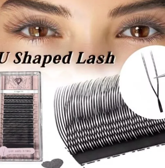 PESTAÑAS TIPO U-YY EFECTO RIMEL FIBRA TECNOLOGICA.